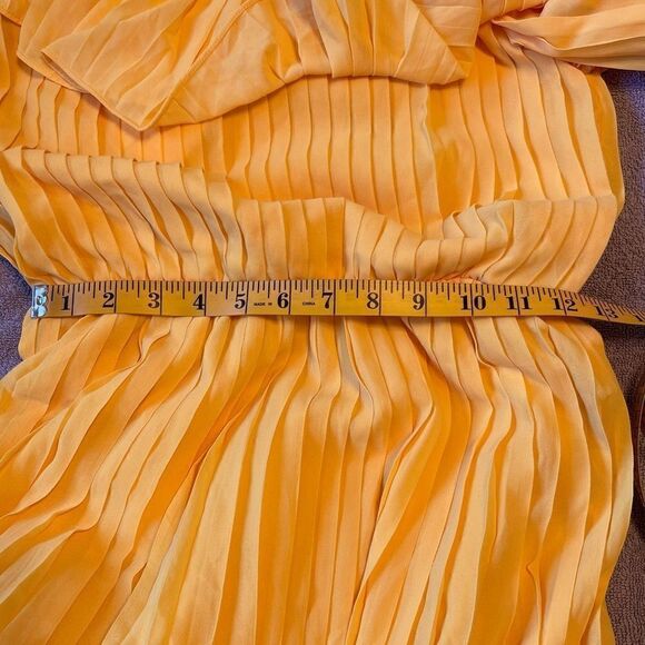ENDLESS ROSE One Shoulder Yellow Mini Dress.Size S - Picture 15 of 16